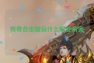 传奇合击服玩什么职业厉害