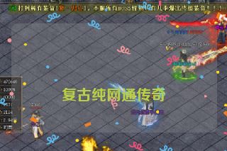 
复古纯网通传奇