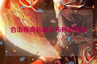 合击传奇私服发布网新开服