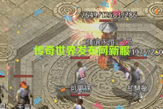 传奇世界发布网新服