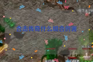 合击传奇什么组合厉害