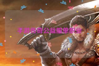 手游传奇公益服单职业
