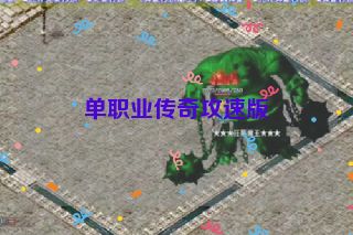 单职业传奇攻速版