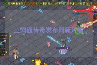 三网通传奇发布网新开服