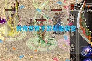 传奇世界手游私服微变