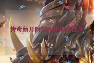 传奇新开网站服单职业迷失