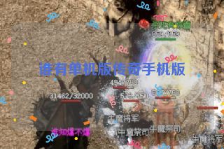 谁有单机版传奇手机版
