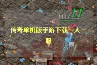 传奇单机版手游下载一人一服