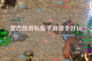 变态传奇私服手游哪个好玩
