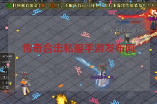 传奇合击私服手游发布网