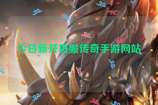 今日新开首服传奇手游网站