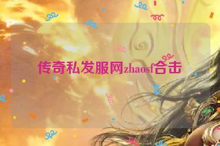 传奇私发服网zhaosf合击